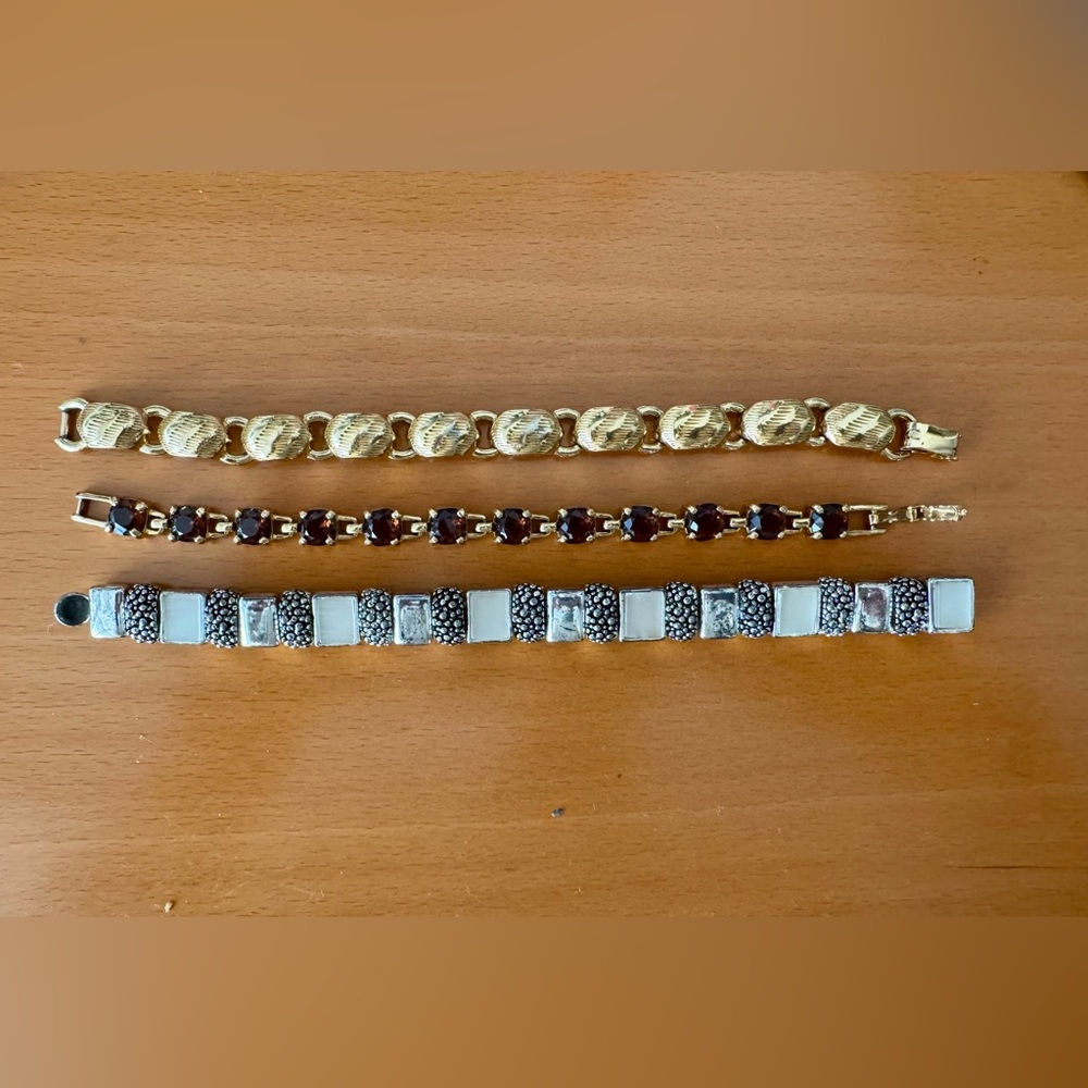 Elegant Gold and Silver Women's Bracelet Set